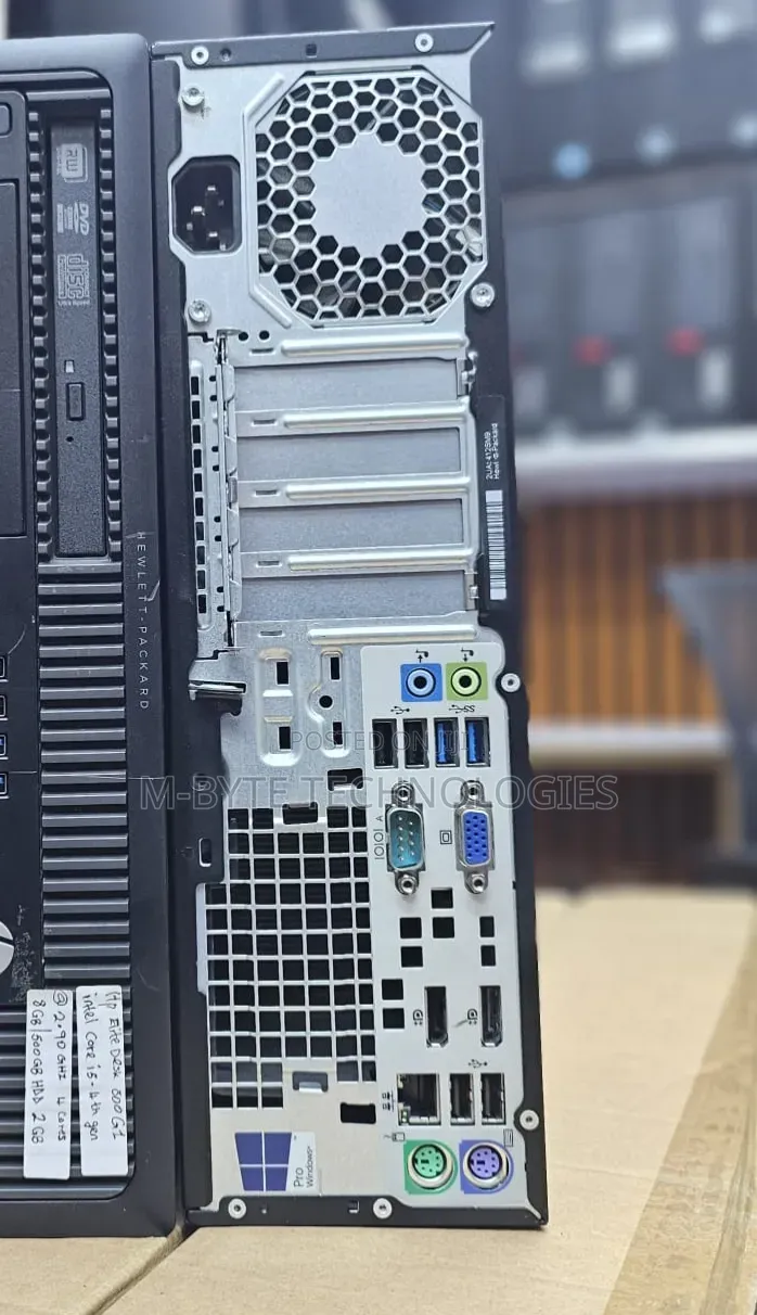 Desktop Computer HP EliteDesk 800 8GB Intel Core i5 HDD 500GB