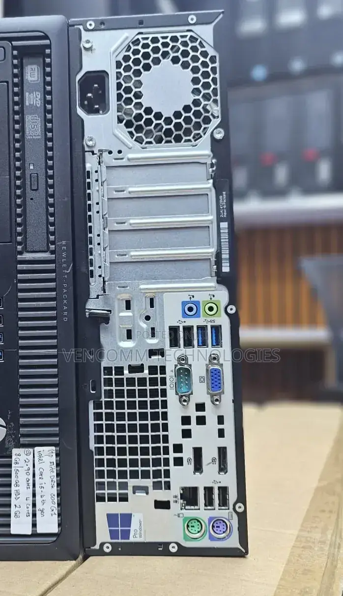 Desktop Computer HP EliteDesk 800 8GB Intel Core i5 HDD 500GB