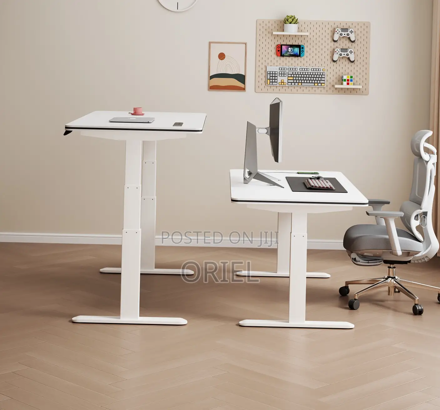 Adjustable Office Desk : 120CM Electric Lifting Table