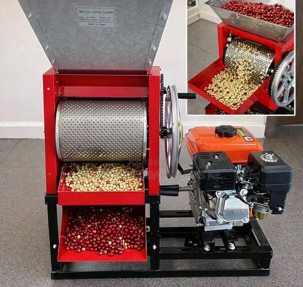Coffee Pulper With Engine - main view