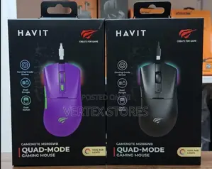 Havit Quad-Mode Gaming Mouse(Rechargeable)-Ms966wb