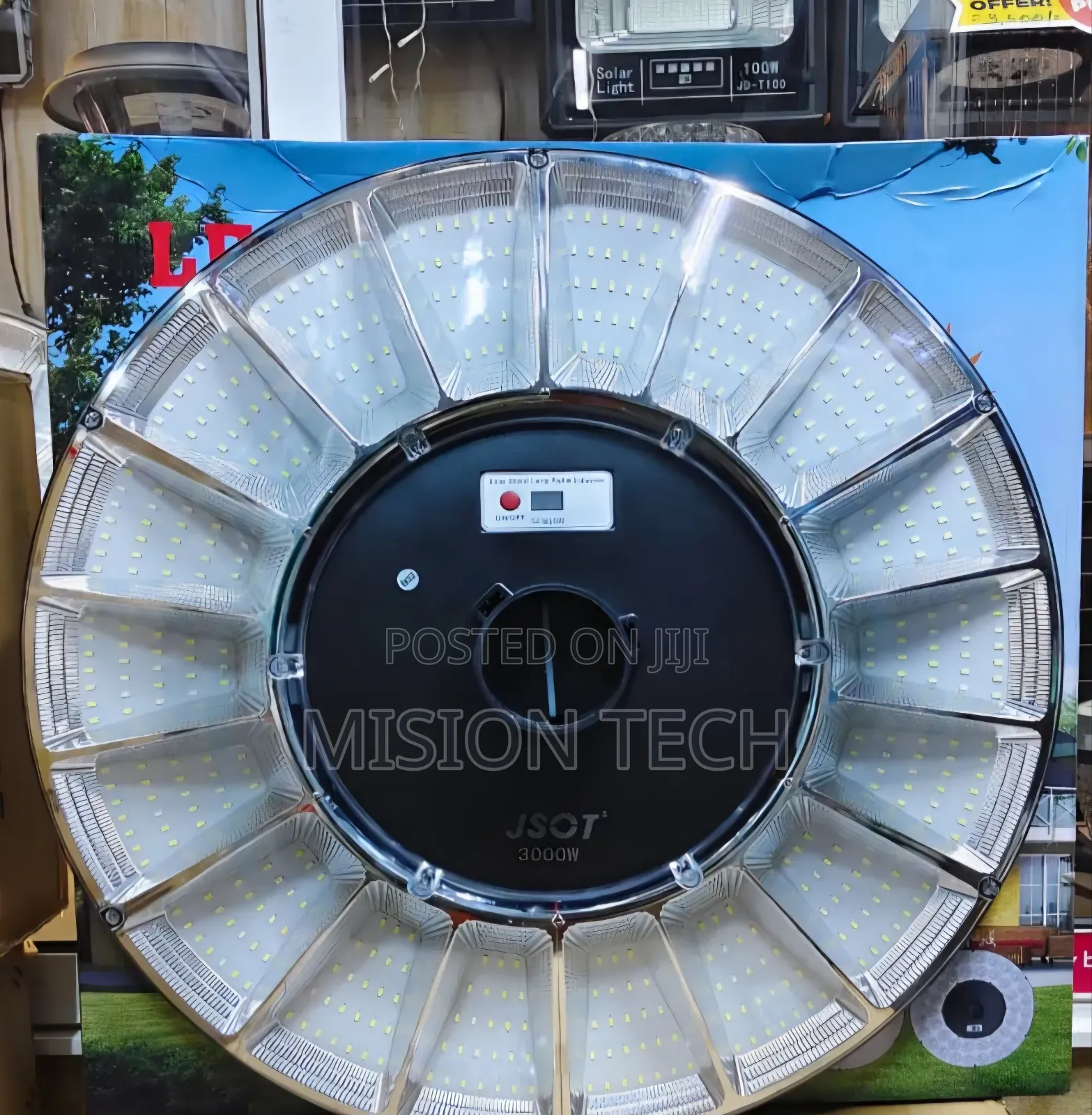 *3000W UFO Solar Round Street Light*