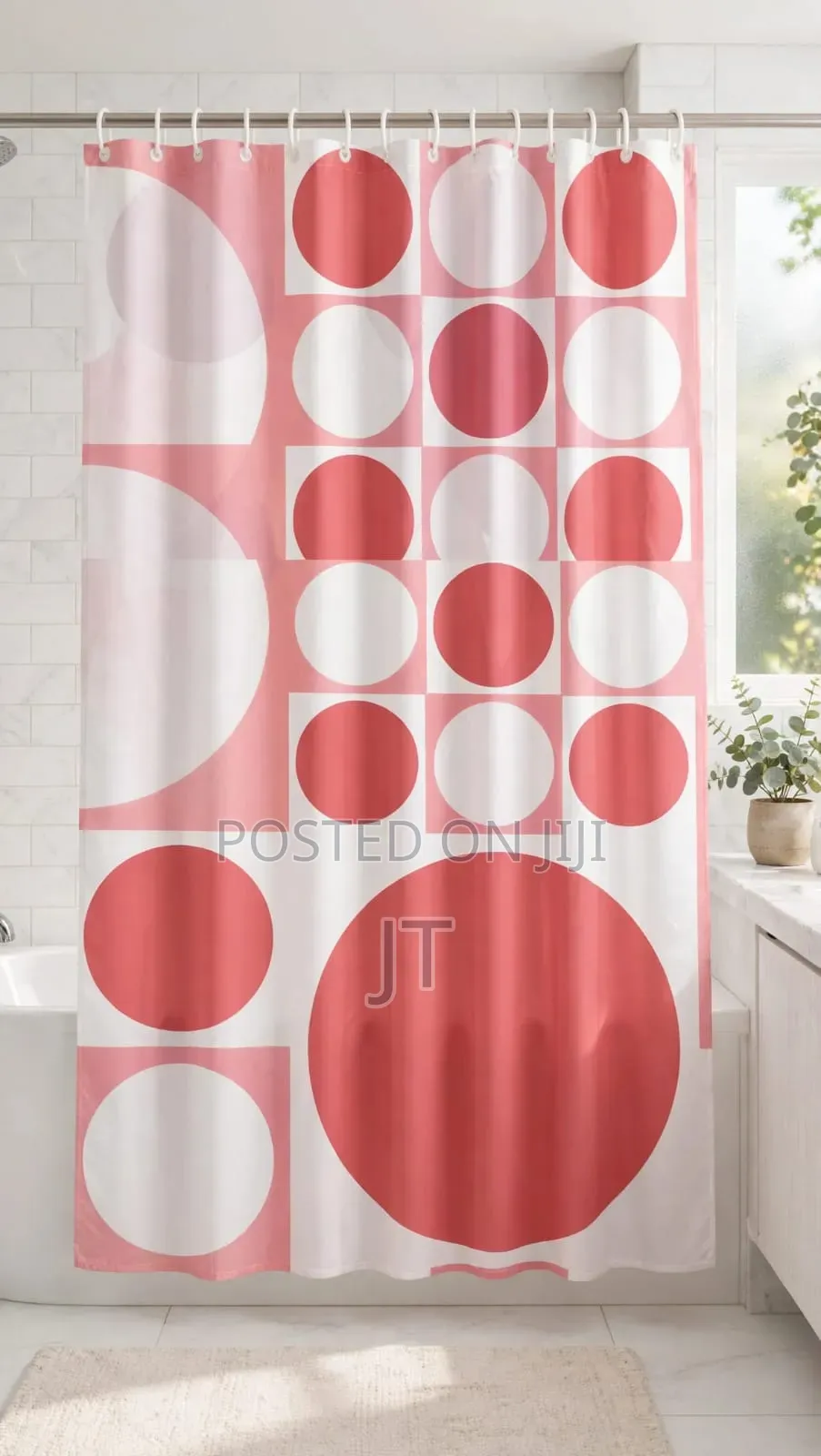 Modern Abstract Shower Curtain (Size 180*200cm)