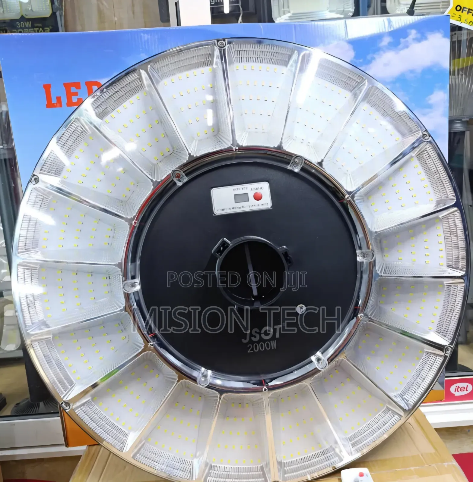 2000W UFO Solar Round Street Light