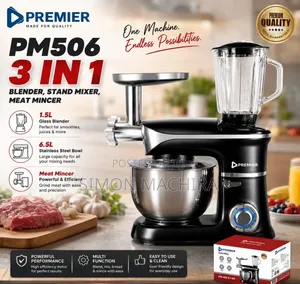 3 in 1 Premier Mixer With Blender and Meat Mincer