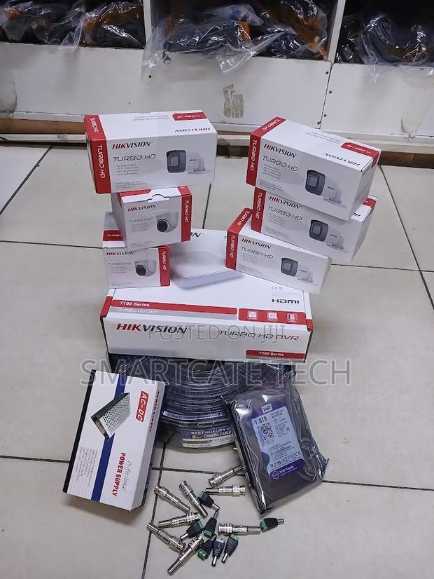 6-Camera Hikvision CCTV Security System Kit – 2MP 1080P HD