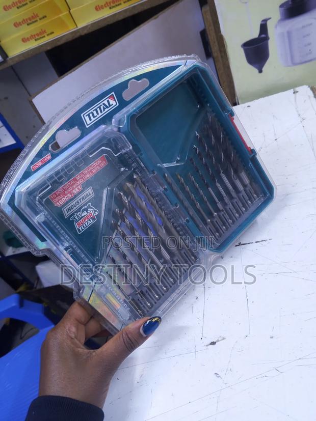 Total Metal Multifunctional Drill and Wood Drill Set