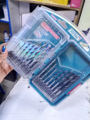 16pcs Masonry and Metal Drill Bits