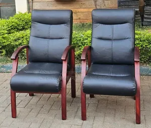 Mahogany Leather Executive Chairs