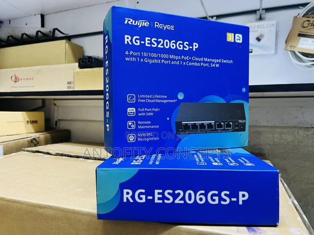 Ruijie Reyee RG-ES206GS-P Smart Cloud Managed PoE Switch