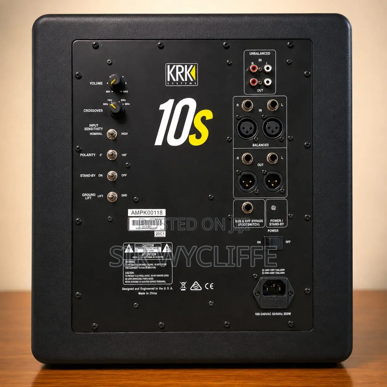 KRK 10s 10-Inch Powered Studio Subwoofer (Gently Used)