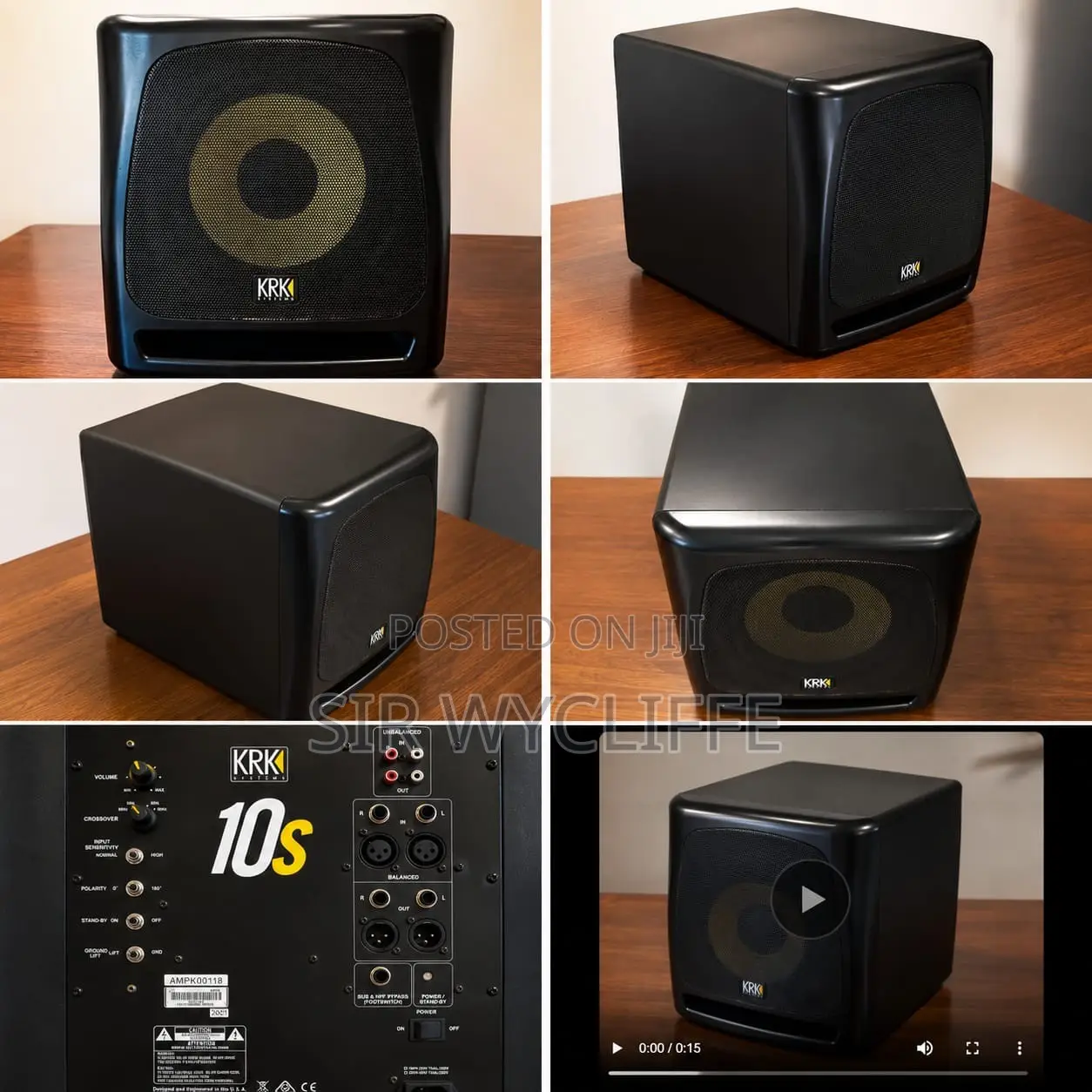 KRK 10s 10-Inch Powered Studio Subwoofer (Gently Used)