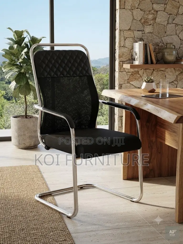 Office Chaitrs; Mid Backrest Office Visitors Sled Base Seat