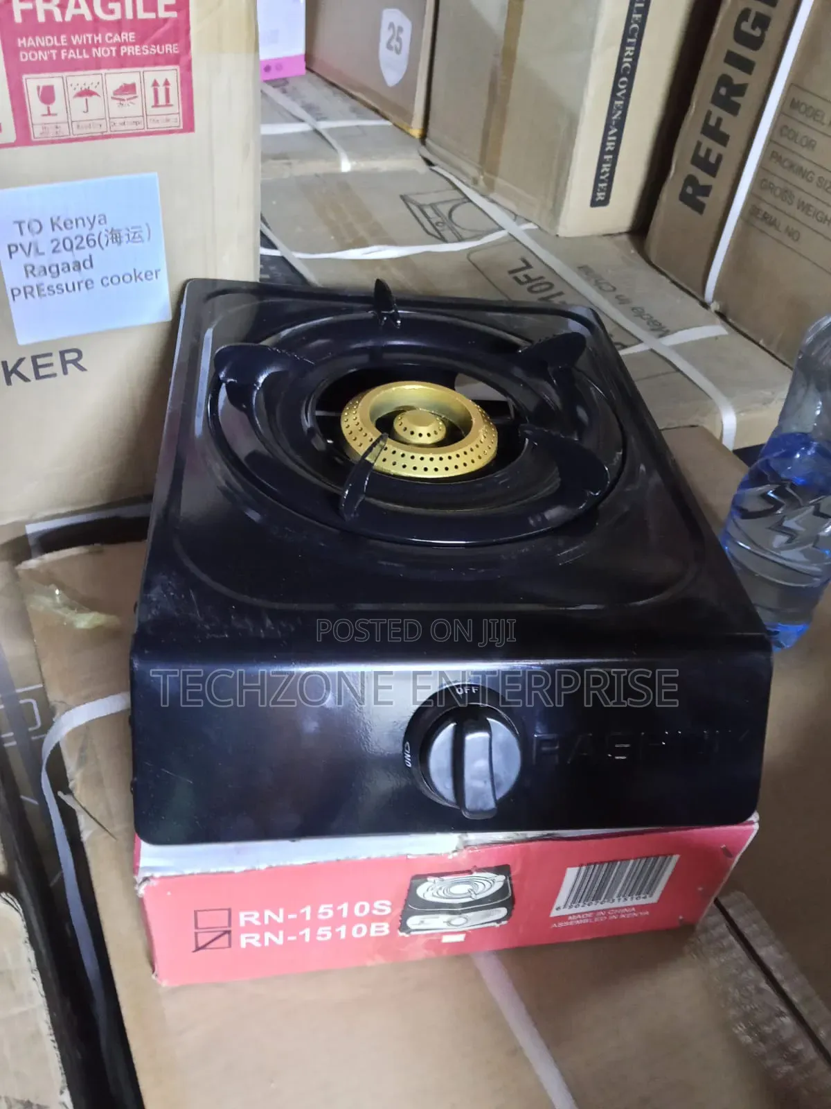 Rashnik Table Top Single Gas Cooker With Auto Ignition 