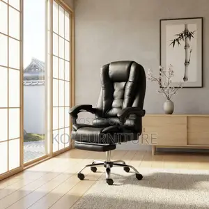 Office Chairs; High Backrest Ergonomic Pure Leather Office Chairs