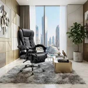 Office Chairs; High Backrest Ergonomic Pure Leather Office Chairs