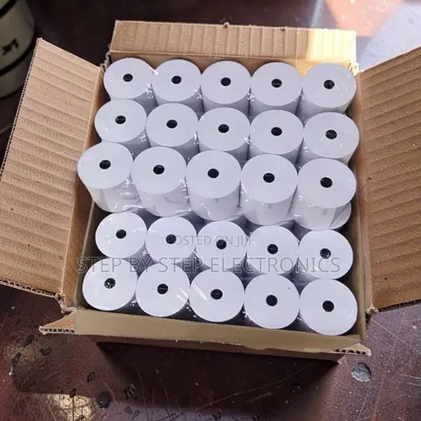 50 Pieces Full Box 80mm by 80mm by 13mm Quality Thermal Paper Rolls