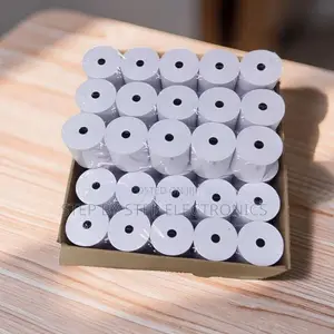 50 Pieces Full Box 80mm by 80mm by 13mm Thermal Paper Rolls