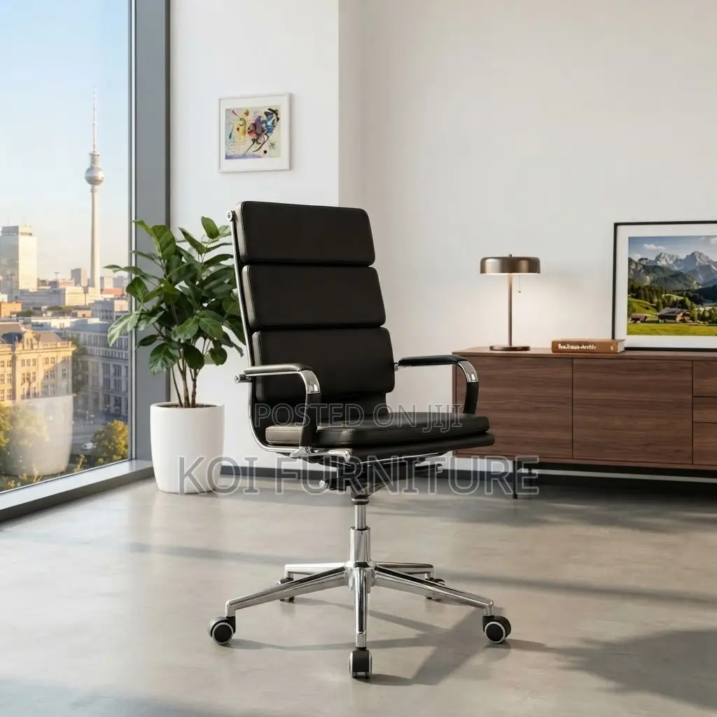 Office Chairs; Swivel High Backrest Urban Leather CEO Chairs