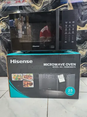 Black Hisense Microwaves 25litres