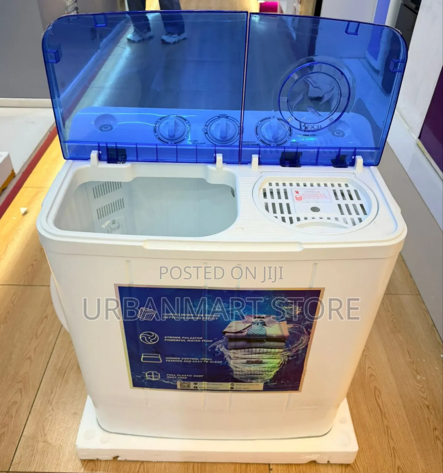 7.5KG Roch Twin Tub Top Load Washing Machine