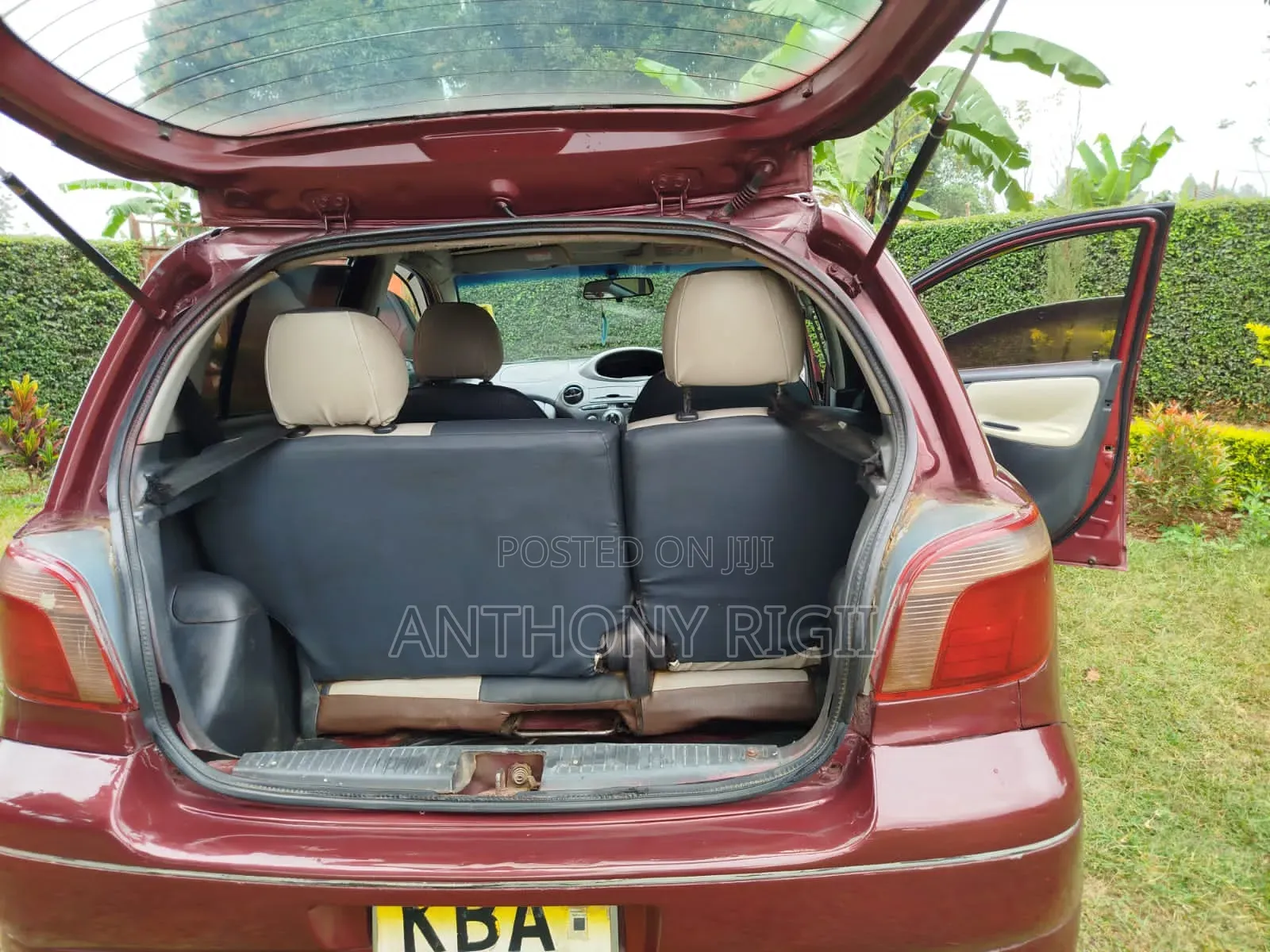 Toyota Vitz 2001 Burgundy