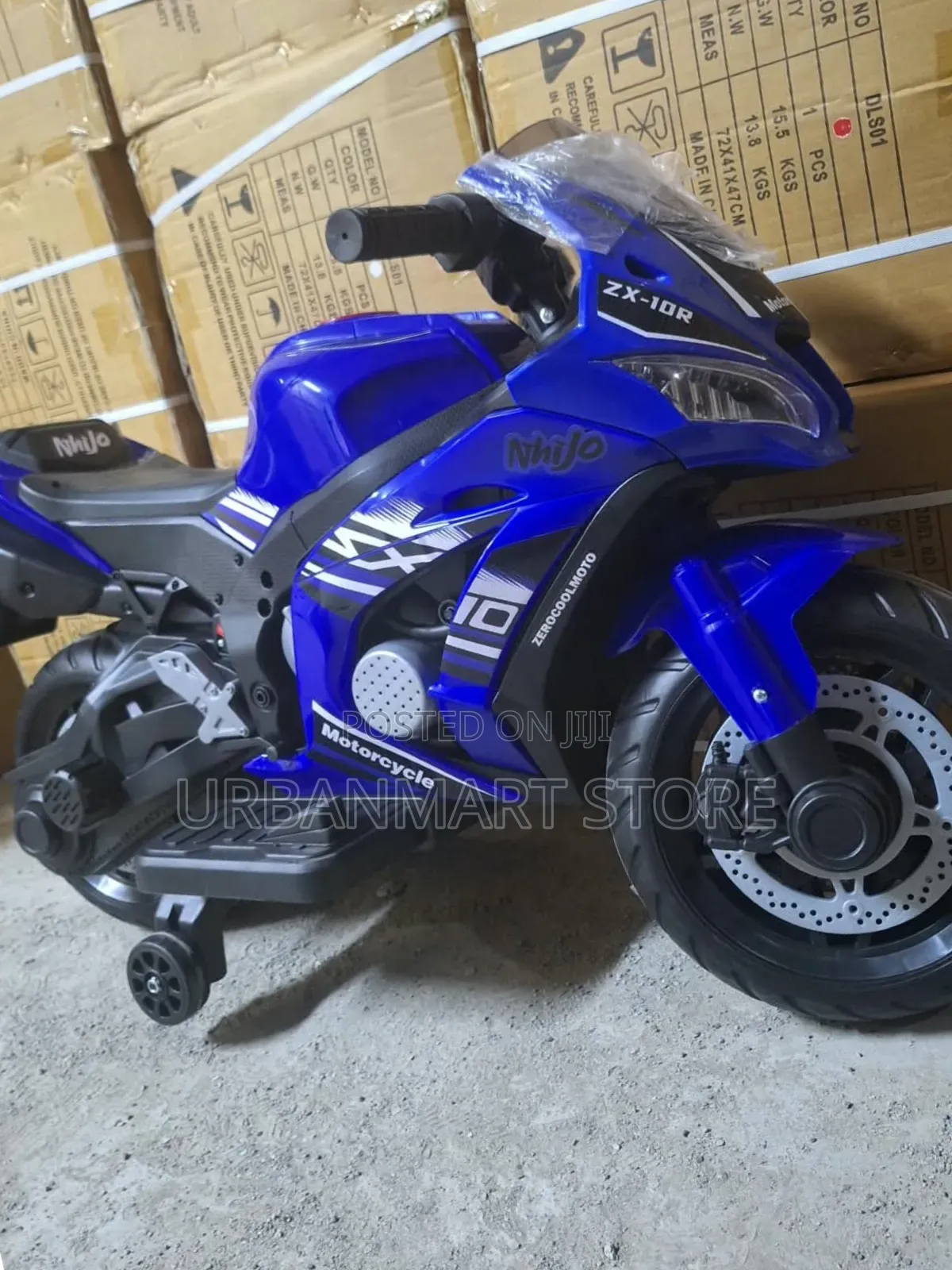 Kids Electric Motorbike With Rubber Wheels