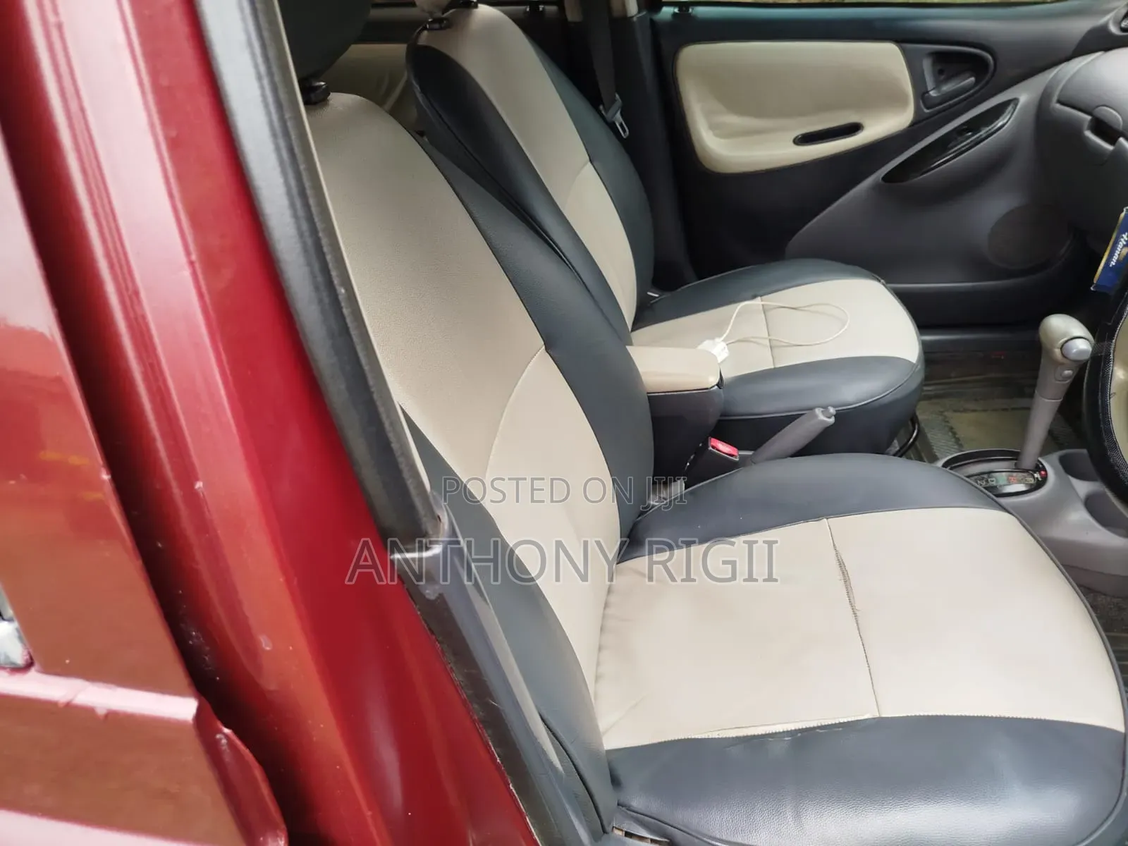 Toyota Vitz 2001 Burgundy