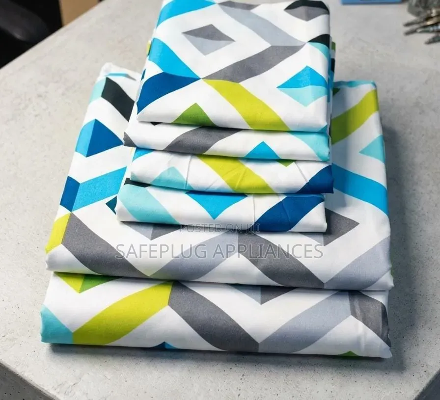 New Arrival 6Pc Cotton Bedsheet Set – 2 Sheets + 4 Pillow Cases