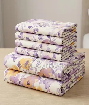 New Arrival 6Pc Cotton Bedsheet Set – 2 Sheets + 4 Pillow Cases