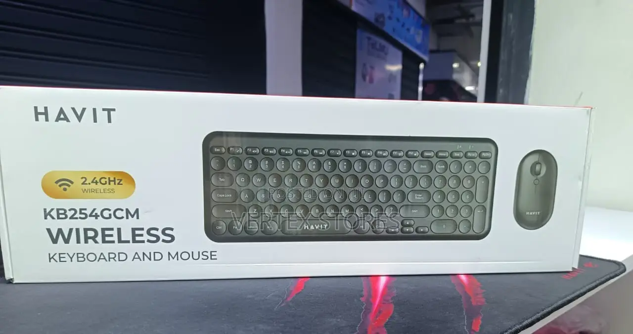 Havit Wireless Keyboard and Mouse Full Keyboard-Kb254gcm