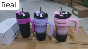 Stainless Steel 1080ml Think Different Thermocup With Straw - Pm