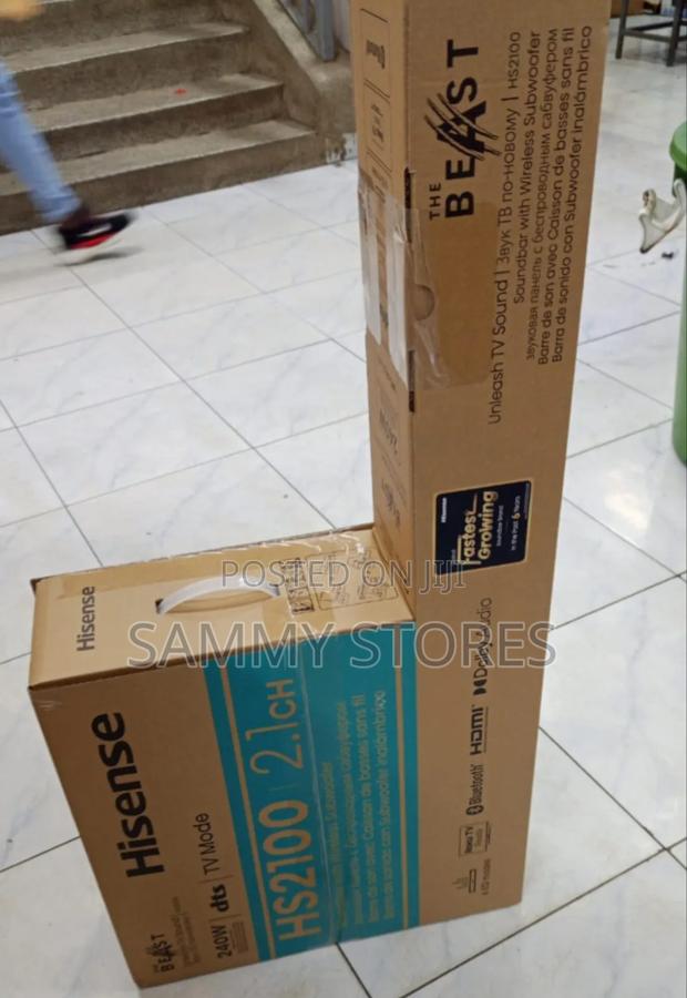 Hisense HS2100 Wireless Subwoofer Soundbar System - main view