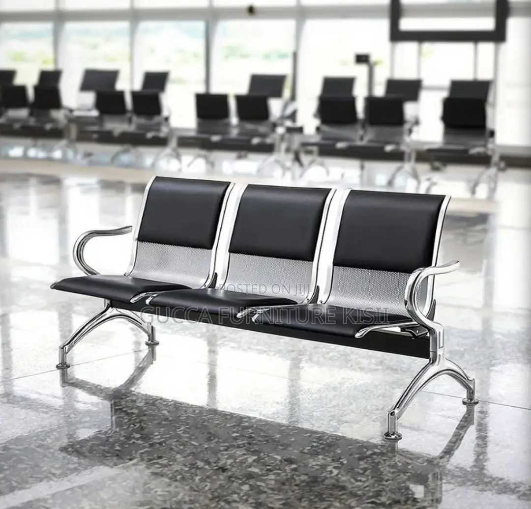 Bench; 3-Link Hospital Reception Bench
