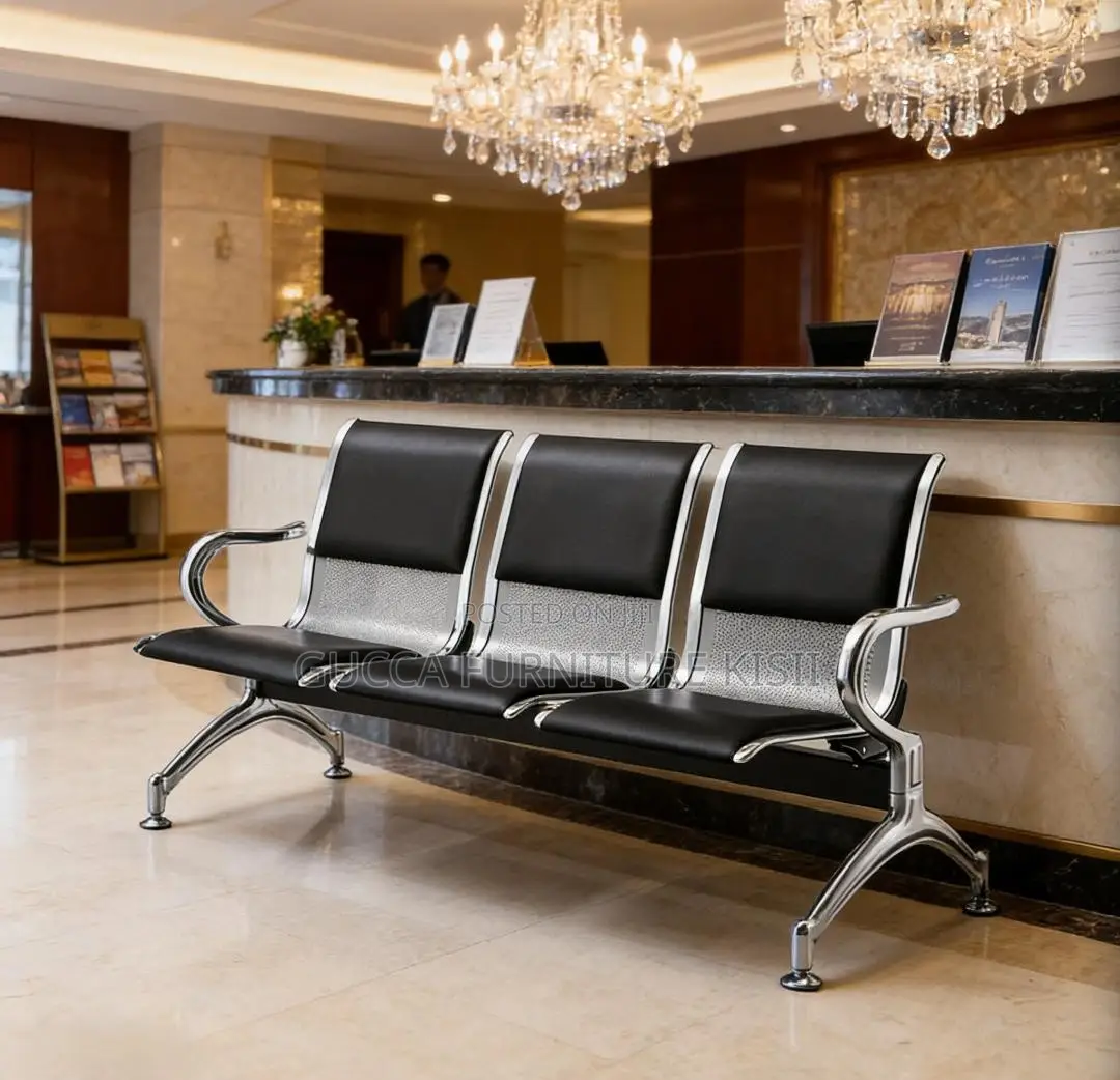 Bench; 3-Link Hospital Reception Bench