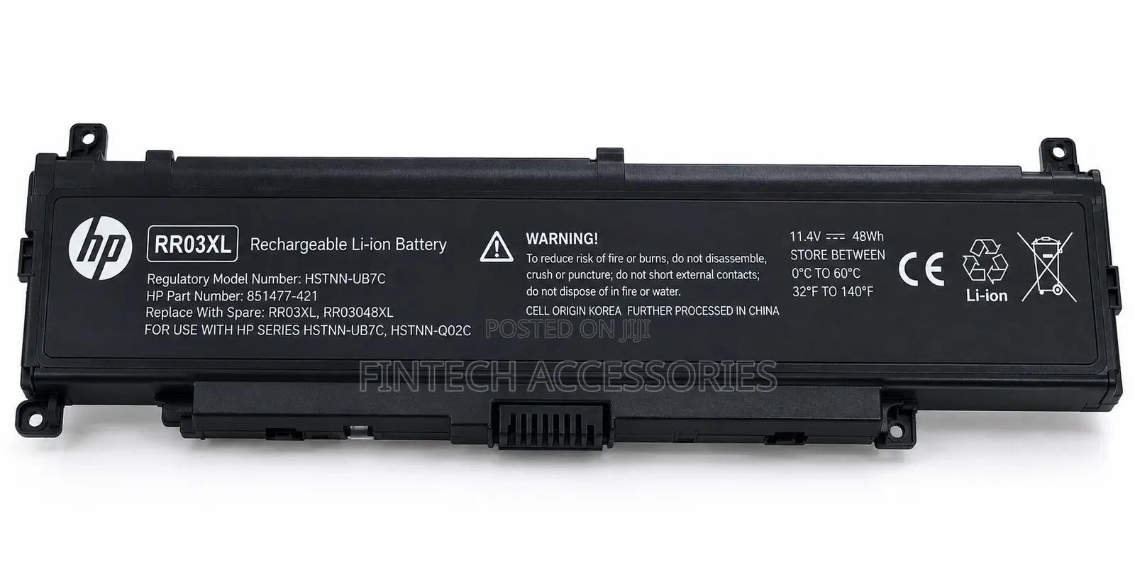 HP RR03XL Battery for ProBook 440 450 G4 G5 – 48Wh