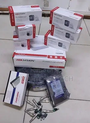 6CH Hikvision CCTV Camera Kit – 2MP 1080P HD Surveillance System