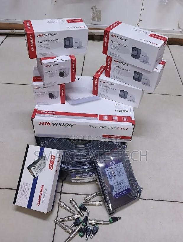 Hikvision 6-Camera Security Kit – 1080P HD CCTV System - main view