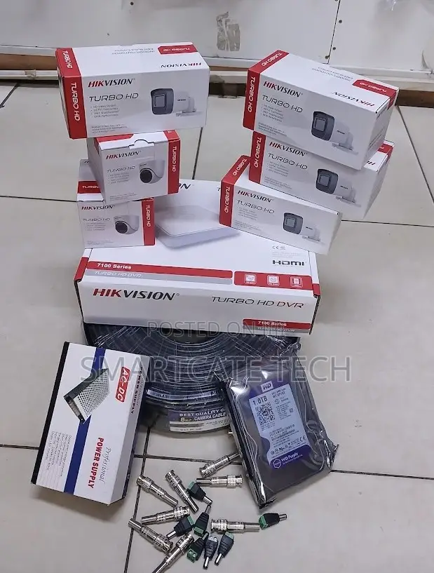 Hikvision 6-Camera Security Kit – 1080P HD CCTV System