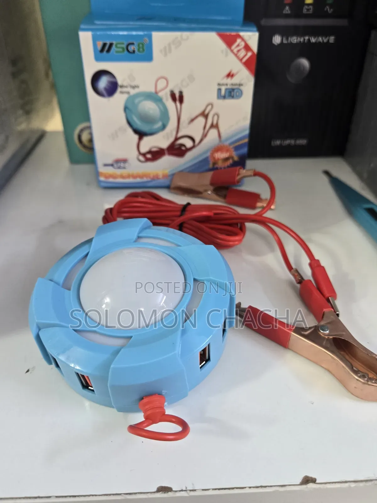 Wsg8 12-in-1 USB Dc Charger 5w Led