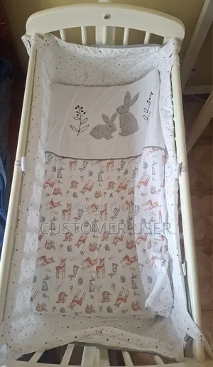 Baby Cot for Sale-Comes With a Mattress,mattress Cover and Bumper