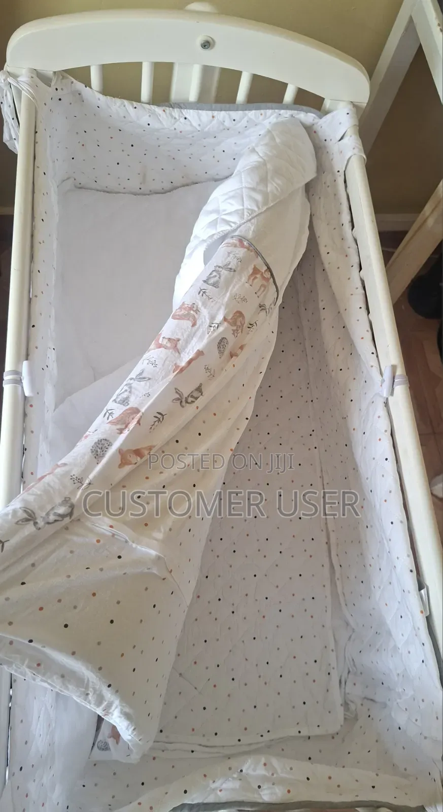 Baby Cot for Sale-Comes With a Mattress,mattress Cover and Bumper