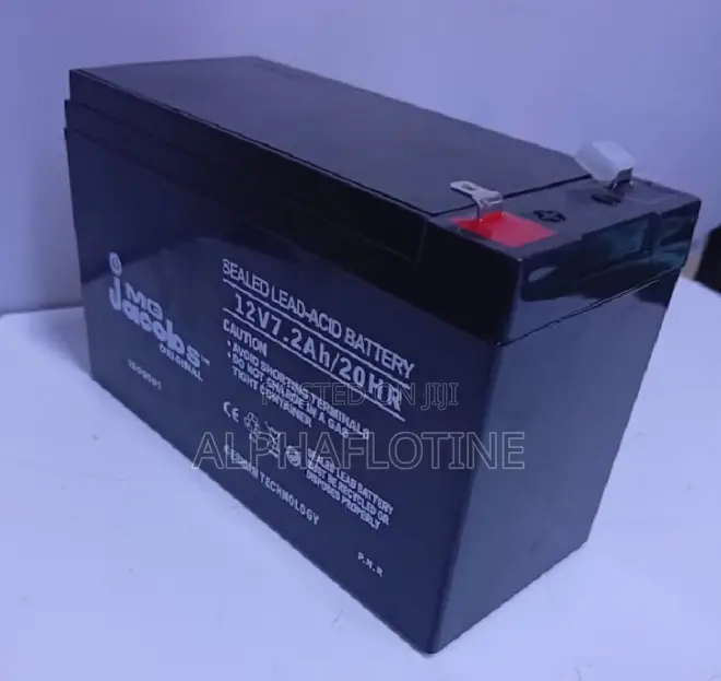 MG Jacobs Sealed Lead -Acid Battery 12v 7.2Ah/20hrs