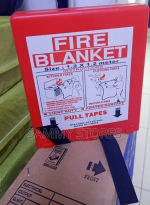 Kitchen Fire Blanket for Cooking Oil & Clothing Fires