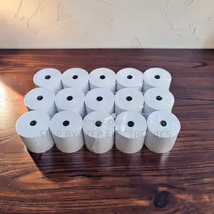 Clear Printing 15 Pieces of 80mm by 80mm by 13mm Thermal Paper Rolls