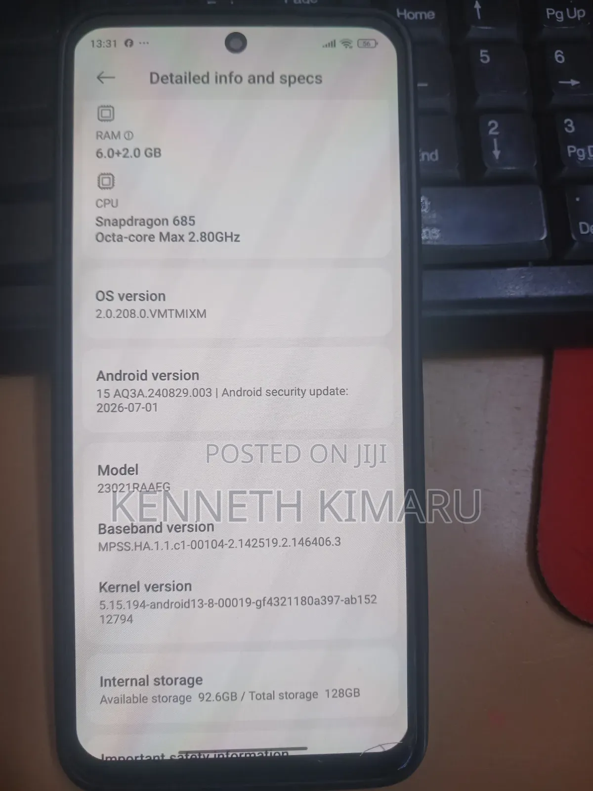Xiaomi 12 128 GB Black