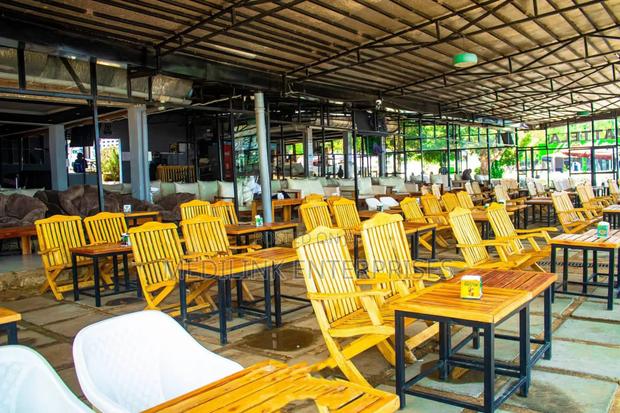 Customized Teak Commercial Chairs With an Armrest - thumbnail 2