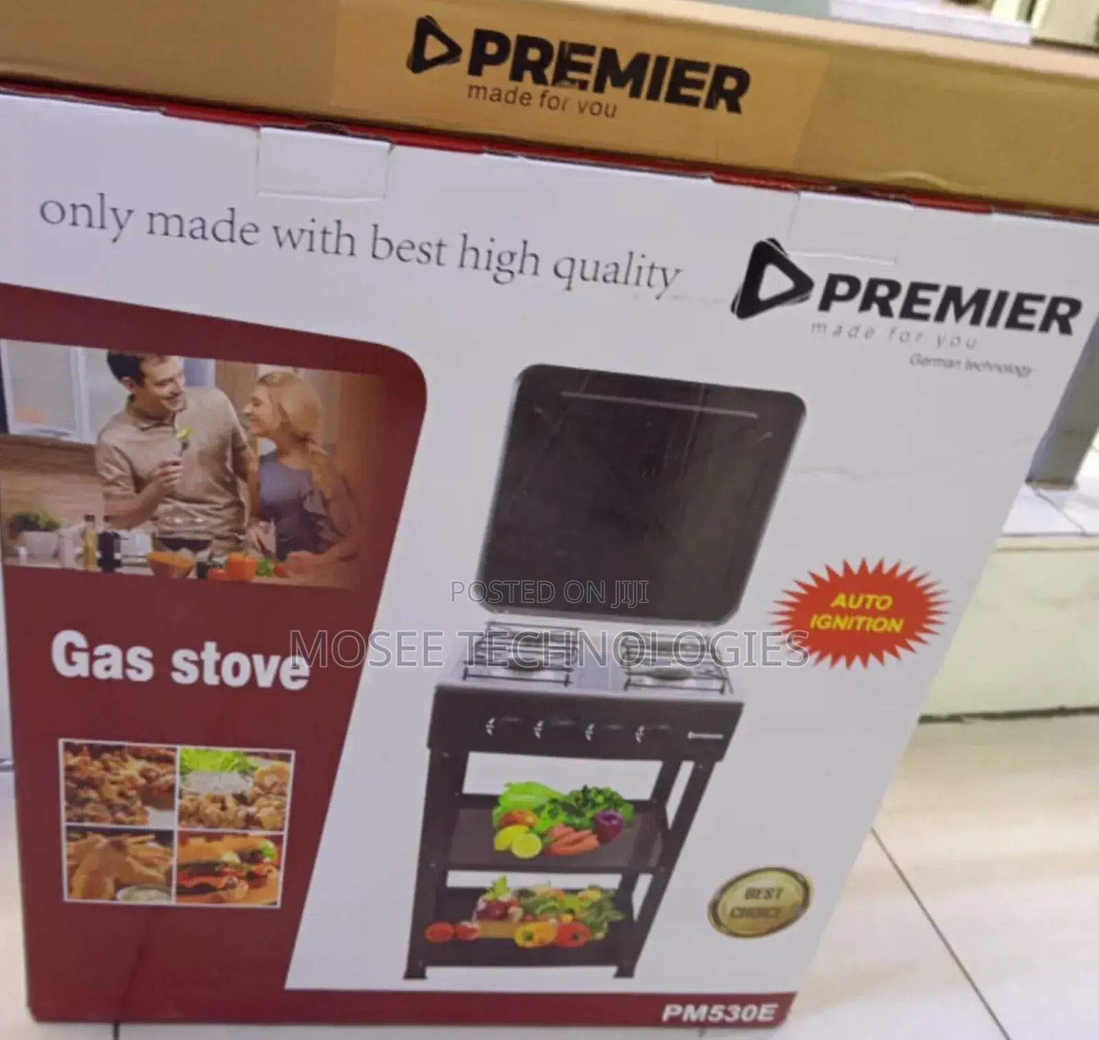 Premier PM530E Gas Stove With Auto Ignition