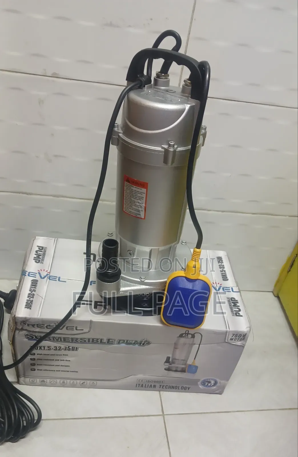 1HP Freevel Submersible Water Pump