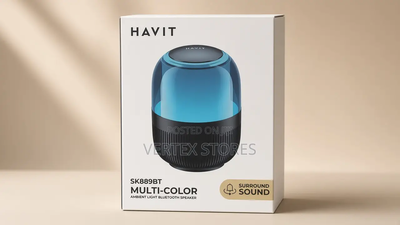HAVIT Bluetooth Speaker With Multi-Color Ambient-Sk889bt Light